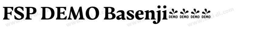 FSP DEMO Basenji字体转换 FSP DEMO Basenji字体转换